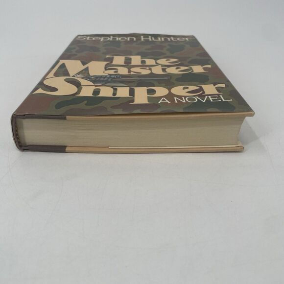 Master Sniper Stephen Hunter First Print 1st Edition 1980 Hardcover DJ WW2 Novel - Picture 4 of 12